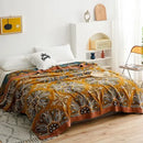Boho cotton blanket patchwork geometric throw bedroom decor