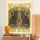 DecorBites™ Cat Hearts Tapestry Wall Hanging for Boho Home Decor