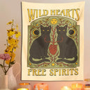 DecorBites™ Cat Hearts Tapestry Wall Hanging for Boho Home Decor