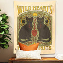 DecorBites™ Cat Hearts Tapestry Wall Hanging for Boho Home Decor