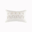 Boho cream cotton tassels cushion covers living room pillow case