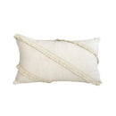 Boho cream lace floral cushion cover living room pom pom pillow