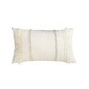 Boho cream lace floral cushion cover living room pom pom pillow