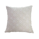 Boho cream lace floral cushion cover living room pom pom pillow