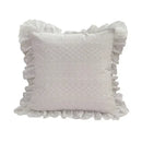Boho cream lace floral cushion cover living room pom pom pillow
