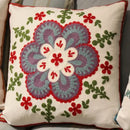 Boho ethnic flower elephant pillowcase pink & teal bedroom decor