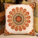 Boho ethnic flower elephant pillowcase pink & teal bedroom decor