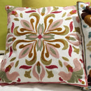 Boho ethnic flower elephant pillowcase pink & teal bedroom decor