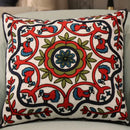 Boho ethnic flower elephant pillowcase pink & teal bedroom decor