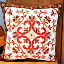 Boho ethnic flower elephant pillowcase pink & teal bedroom decor