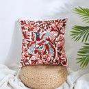 Boho farmhouse floral cream embroidered pillow covers living room