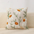 Boho geometric chenille embroidered pillow covers set living room