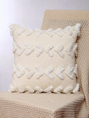 Boho geometric chenille embroidered pillow covers set living room