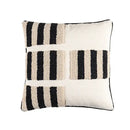 Boho geometric tufted black & cream cushion cover living room decor