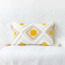 Boho geometric tufted cushion cover living room textured pillow case