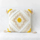 Boho geometric tufted cushion cover living room textured pillow case