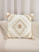 Boho geometric tufted cushion cover living room textured pillow case