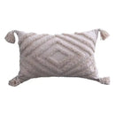 Boho geometric tufted tassel pillow cover living room set of 4