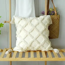 Boho geometric tufted tassel pillow cover living room set of 4
