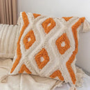 Boho geometric tufted tassel pillow cover living room set of 4