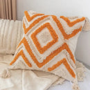 Boho geometric tufted tassel pillow cover living room set of 4