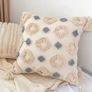 Boho geometric tufted tassel pillow cover living room set of 4