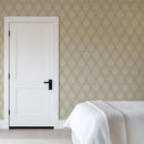 Boho Geometric Neutral Wallpaper | Textured Sand Pattern