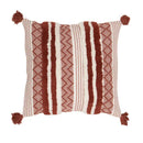 Boho jacquard cushion cover navy blue & mustard yellow living room