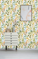 Boho Leaves Wallpaper