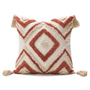 Boho loop tufted geometric pillow cover bedroom tassel cushion
