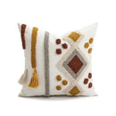 Boho loop tufted geometric pillow cover bedroom tassel cushion
