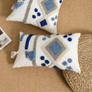 Boho loop tufted geometric pillow cover bedroom tassel cushion