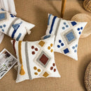 Boho loop tufted geometric pillow cover bedroom tassel cushion