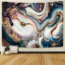 Boho marble abstract agate wall tapestry for bedroom decor