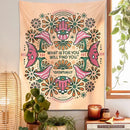 DecorBites™ Boho Moon Flower Magic Tapestry Wall Hanging for Home Decor