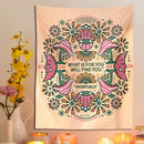 DecorBites™ Boho Moon Flower Magic Tapestry Wall Hanging for Home Decor
