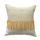 Boho moroccan fringed pillowcase set earthy tones living room decor