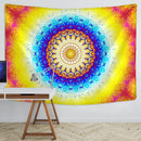 Boho multicolored indian mandala tapestry bedroom wall hanging