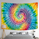 Boho multicolored indian mandala tapestry bedroom wall hanging