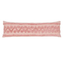 Boho pink geometric tufted pillow covers pink & white bedroom decor