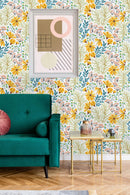 Boho Style Flowers Wallpaper