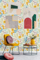 Boho Style Flowers Wallpaper