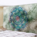 Boho sun moon mandala purple & blue galaxy wall hanging bedroom decor