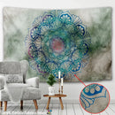 Boho sun moon mandala purple & blue galaxy wall hanging bedroom decor