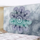 Boho sun moon mandala purple & blue galaxy wall hanging bedroom decor