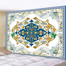 Boho tapestry set in red & gold traditional pattern for bedroom