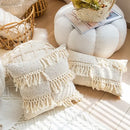 DecorBites™ Boho Tassel Cushion Cover for Home Décor - 45x45cm Square/Round