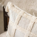 DecorBites™ Boho Tufted Tassel Cushion Cover for Home Decor Living Room Sofa