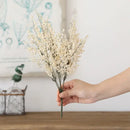 Boho wicker basket with pink & white decorbites forever dancing grass