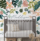 Watercolor Foliage and Leaves - Fabric Nursery Wall Art Decals
